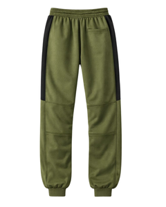 Ensemble de survêtement pour homme vert foncé personnalisé avec veste de sport à passepoil blanc et pantalon de jogging, fabricant sur mesure OEM, vêtements de sport - Product Image 6
