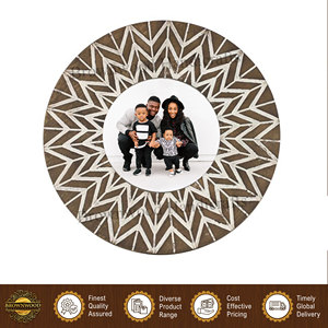 Premium Quality Unique Design <b>White</b> Wash Color 100% Natural Handcrafted Mango Wood Photo <b>Frame</b> for Home Decoration - Product Image 3