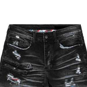 Pantalones Cortos de Mezclilla para Hombre, Estilo Casual de Verano, Moda Urbana, Algodón Lavado, Corte Relajado, Proveedor Mayorista de Ropa - Product Image 4