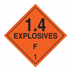 Señal de Advertencia de Explosivos Brady 14 para Áreas de Riesgo en Interiores y Exteriores - Product Image 3