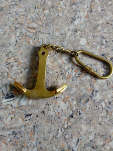 Llavero de Ancla de Latón Vintage, Anillo para Llaves con Ancla Náutica, Regalo Marítimo, Accesorio Coleccionable - Product Image 4