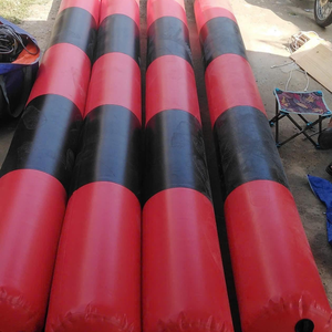 Parcours d'obstacles gonflable publicitaire en PVC rouge et jaune à carreaux, pour usage commercial, équipement sportif extérieur, adapté à tous les âges - Product Image 5