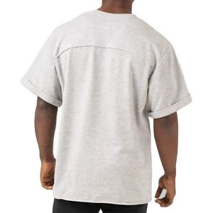 Camiseta Personalizada de Algodón para Hombre, Cuello Redondo, Holgada, Tallas Grandes, Camisetas Lisas de Alta Calidad, 220 g/m², Personalizadas para Hombre 2026 - Product Image 4