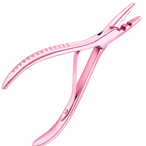 Pinzas Profesionales de Acero Inoxidable para Extensiones de Cabello, para Instalación y Extracción de Anillas Micro - Product Image 6