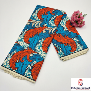 Tela de Algodón Ankara con Estampado Africano de Ghana de Primera Calidad para Manualidades, Bolsos y Textiles Batik para Niñas - Product Image 4