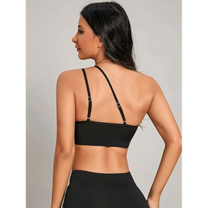 Soutien-gorge de sport respirant et absorbant la transpiration pour femme, en tissu super doux et flexible, avec empiècements en maille, idéal pour le fitness - Product Image 5