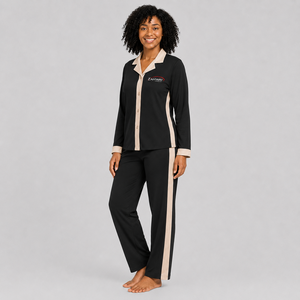 Trending Women's Pajama <b>Set</b> Soft Cotton Breathable Comfortable Loungewear Nightwear Custom Design Pajama <b>Set</b> for Women - Product Image 4