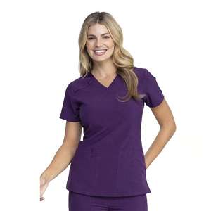 Ensemble de tenues d'esthéticienne personnalisées, uniformes de spa élégants, ensembles de blouses OEM pour femmes, uniformes d'hôpital tissés, qualité économique - Product Image 1