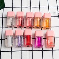 Aceite Labial Humectante Natural, 10 Colores, Labios Suaves y Voluminosos, Alta Pigmentación, Uso Diario, Marca Privada, Estilo Natural, Logotipo Personalizado, OEM/ODM