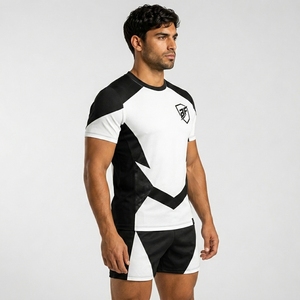 Custom Rugby Uniform Shorts Set Sublimated Team Uniform Breathable Quick Dry Polyester Sportswear Unisex with OEM Service - Product Image 3