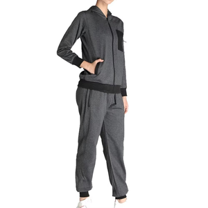 Nouvel ensemble de survêtement décontracté en polaire pour femme, personnalisé par sublimation, coupe-vent, motif uni, OEM, vente en gros, sur mesure, respirant - Product Image 2