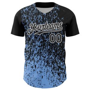 เสื้อเบสบอลแบบสั่งทำพร้อมโลโก้ ระบายอากาศได้ดี แขนสั้น สำหรับทีมกีฬา  แบบซับลิเมชั่น ผลิตโดยโรงงาน OEM - Product Image 4