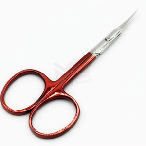 Ciseaux à cuticules en acier au carbone de haute qualité avec manche en céramique, ciseaux de salon de beauté avec lame tranchante et finition polie - Product Image 5