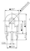 Connecteur de prise d'alimentation CC BSUN Custom DC00270 3PIN 2.5mm Jack