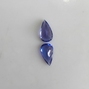 Tanzanita natural de 10x6 mm, corte pera, mejor calidad, tratada térmicamente, piedra preciosa suelta para la fabricación de joyas. - Product Image 2
