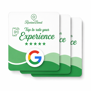 บัตรรีวิว Google Review Card แบบ NFC ของ ReviewBoost พร้อมชิป NTAG213 ขนาดเล็ก สำหรับร้านอาหาร ใช้สำหรับประเมินประสบการณ์ทางธุรกิจ - Product Image 4