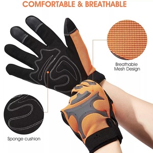 Guantes de Seguridad de Cuero Completos, Sin Cierre, Negros y Marrones, Impermeables, Anti-UV, Antideslizantes, Unisex, para Invierno y Exteriores, Marca CAPTAIN INDUSTRY - Product Image 6