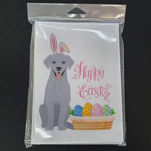 Silver Labrador Retriever Whimsical <b>Easter</b> Greeting <b>Cards</b> <b>Pack</b> of 8 A7 Size 5x7 Blank Note <b>Cards</b> with Envelopes - Product Image 3