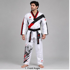 Uniforme de taekwondo premium que ofrece comodidad transpirable, sensación ligera y construcción duradera para un rendimiento a largo plazo. - Product Image 1