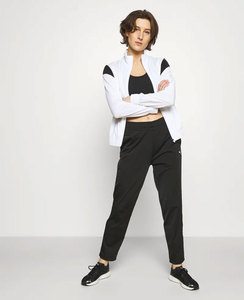 Vente chaude manches longues fermeture éclair femmes ensemble de vêtements de sport deux pièces ensemble couleur unie décontracté logo personnalisé respirant survêtements tenues - Product Image 5