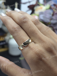 Minimalist <b>Plain</b> Wedding Band 925 Silver High Polished Mirror Finish Smooth Dome <b>Ring</b> Promise Engagement Men's Band - Product Image 2
