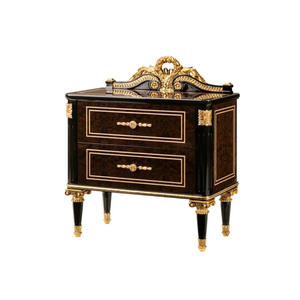 Envío Gratis: Juego de Muebles de Dormitorio de Lujo Premium de Caoba Sólida, Diseño Europeo Antiguo, Tallado a Mano, Tapizado, Hecho a Medida para Hotel - Product Image 5