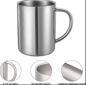 Premium Quality Sale Insulated Double Wall Stainless Steel Coffee Beer Mocktail Tea Drinking <b>Mug</b> Keeping Cold Hot For Long - Product Image 4