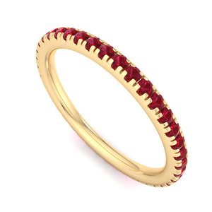 แหวนเพชรรัสเซียสีโรสโกลด์สุดหรูสำหรับผู้หญิง สวมใส่ได้ทุกวัน - Product Image 3