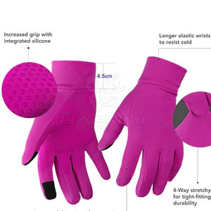 Gants de sport d'hiver en tissu de qualité supérieure, unisexes, respirants, extensibles, adaptés au jogging et aux entraînements de fitness - Product Image 3