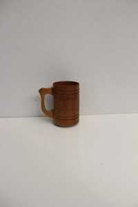 Viking Drinking Luxury Classic Designer Handle Vintage Teak Wood Double Wall Eco-Friendly Microwave Safe Coffee Beer <b>Mug</b> for - Product Image 5