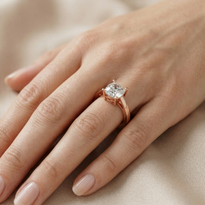 Trending 925 Sterling <b>Silver</b> Original VVS Moissanite <b>Solitaire</b> <b>Ring</b> Prong Setting Rhodium Plated Engagement Wedding Unisex Party - Product Image 4