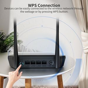 Router Internet Smart Home N300, Facile Configurazione, Wi-Fi Wireless con 2 Antenne ad Alta Potenza e 4 Porte Fast Ethernet, Supporta W - Product Image 2