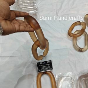 Chaîne décorative murale en bois à maillons, 5 maillons, vente en gros, pour la décoration intérieure, artisanat en résine, promotion - Product Image 6