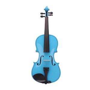 Sky Blue 4/4 Acoustic Violin Case with Bow Rosin Essential Accessories for Your Instrument - Product Image 4