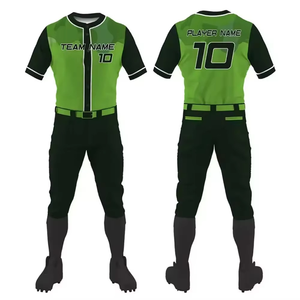 Ensemble d'uniformes de baseball personnalisés pour clubs et équipes – Tenues de sport haut de gamme pour équipes de baseball – Service de production rapide – Exportation d'uniformes de baseball Q - Product Image 1