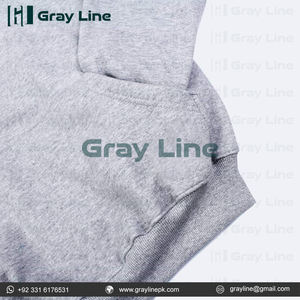 Sudadera con Capucha de Hombros Caídos para Hombre, 100% Algodón de Alto Gramaje, Diseño a Cuadros, Invierno, con Estampado Digital, Lavado y Bordado - Product Image 2