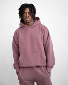 Sudadera Unisex con Bolsillo Canguro, 100% Algodón, 400 GSM, Corte Holgado, Hombros Caídos, Puños y Dobladillo de Punto Acanalado, Tallas Grandes, Hecho en Pakistán - Product Image 2