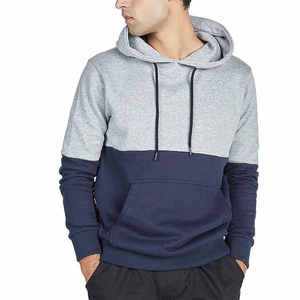 Wholesale New Fashion 100% Cotton Men's Long Sleeve Pullover <b>Hoodies</b> Comfortable Winter Casual Top <b>Plain</b> Dyed Fleece Quick Dry - Product Image 1