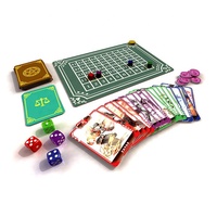 Jeu de dés magiques Runaland, jeu de société de combat et de stratégie, certifié EN71, bois, plastique et papier, 3-4 joueurs, temps de jeu de 20 à 40 minutes