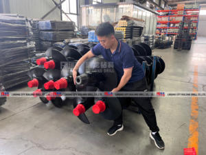 Tiges de forage en spirale filetées 480mm tuyau de tarière creux pour empilage de fondation - Product Image 4