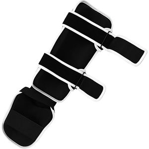 FIVE B SPORTING Premium PU Leather Shin Guards Wholesale MMA Muay Thai Boxing Kickboxing Leg Protector Low MOQ <b>Cheap</b> Price - Product Image 5