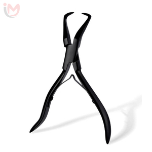 คีมต่อผมสแตนเลสแบบมืออาชีพ ปากแบน สำหรับเทปต่อผม บริการ OEM - Product Image 4