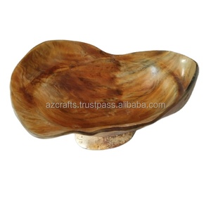 Bol en corne de buffle poli fait main avec caractéristiques régionales européennes, disponible en toutes tailles, pour souvenirs de styles nautique et animalier - Product Image 5