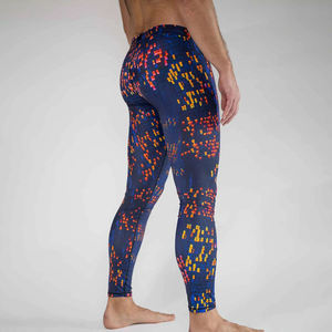Leggings Deportivos de Compresión para Hombre, Alta Elasticidad, Secado Rápido, Transpirables, Fibra de Algodón, Diseño Personalizado - Product Image 4