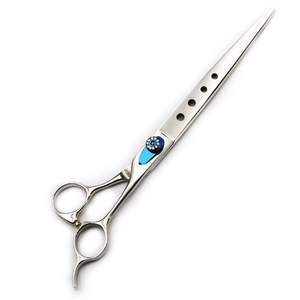 Ciseaux de barbier professionnels de haute qualité Pakistan 6CR13 en acier inoxydable, lame tranchante, manche en acier inoxydable, pliables pour la coiffure - Product Image 6