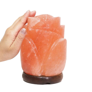 Lámpara de Sal Rosa en Forma de Flor, Lámpara de Cristal de Sal Hecha a Mano de Lujo, Fabricante Mayorista, Muestra Rápida y MOQ Bajo - Product Image 3