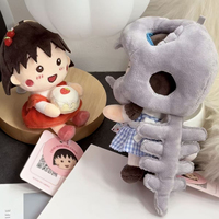 En gros, Peluches uniques 2-en-1 en forme de squelette de dinosaure, avec casque en peluche, queue et colonne vertébrale, utilisables comme costume ou porte-clés
