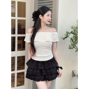 Jupes décontractées pour femmes de la plus haute qualité, coupe régulière, ajustées, 100 % coton, mini, coupe trapèze, dernier design, service OEM, fournisseur Vietnamien - Product Image 3