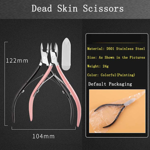 Beauty Nipper Hot Selling Stainless Steel Cuticle Nippers Nail Manicure Clippers Trimmer Pedicure Dead Skin <b>Remover</b> Fingers - Product Image 5