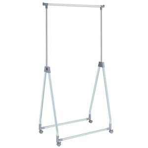 Porte-vêtements robuste extensible et pliable avec barre de suspension – Supports et rails à vêtements de qualité supérieure - Product Image 1